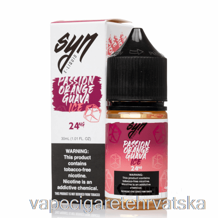 Vape Hrvatska Ice Passion Orange Guava - Syn Soli - 30ml 48mg